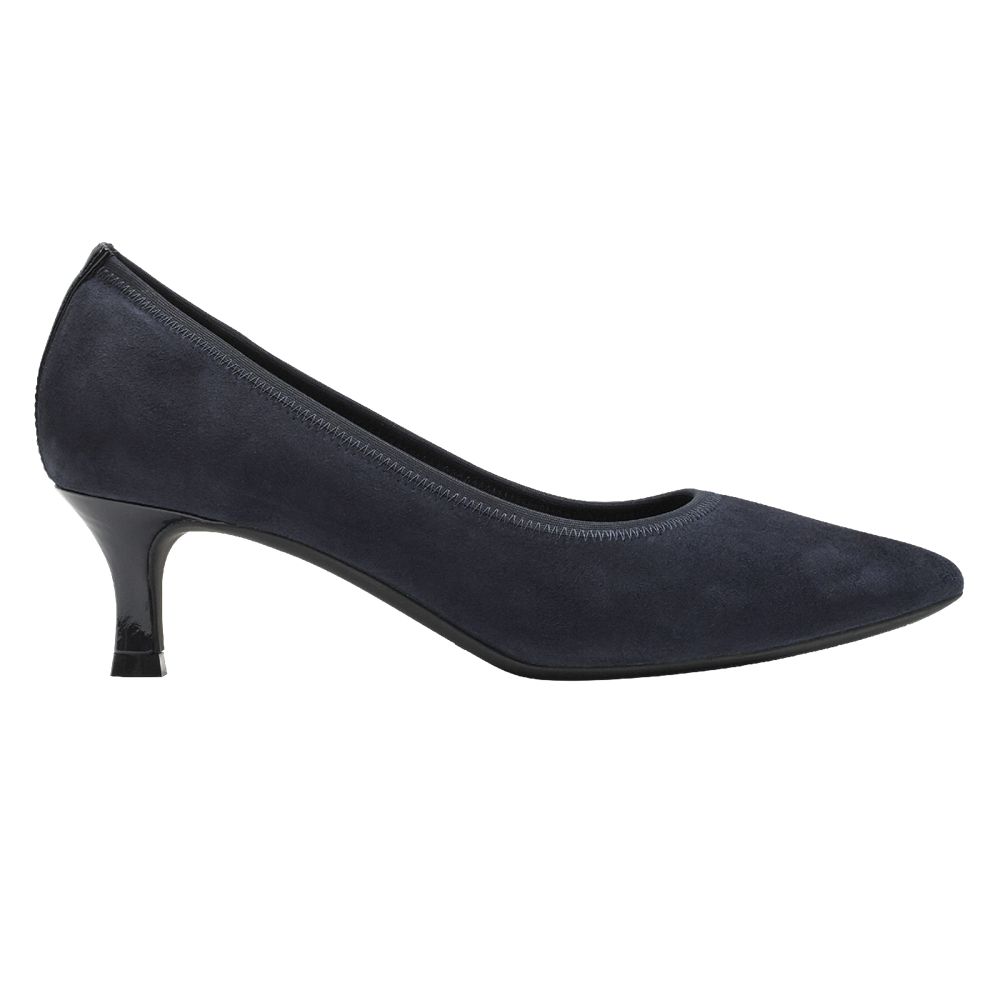 Rockport Canada Total Motion Kaiya Heel - Womens Pumps Dark Blue (AOI486153)